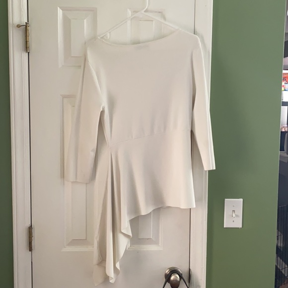 Zara Asymmetrical Peplum Top - Picture 3 of 5